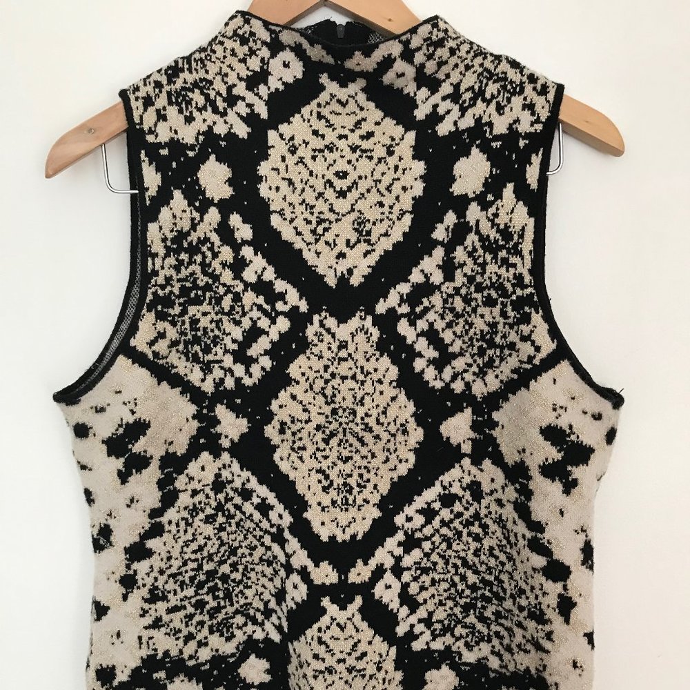 Tahari Snakeskin Sweater Top